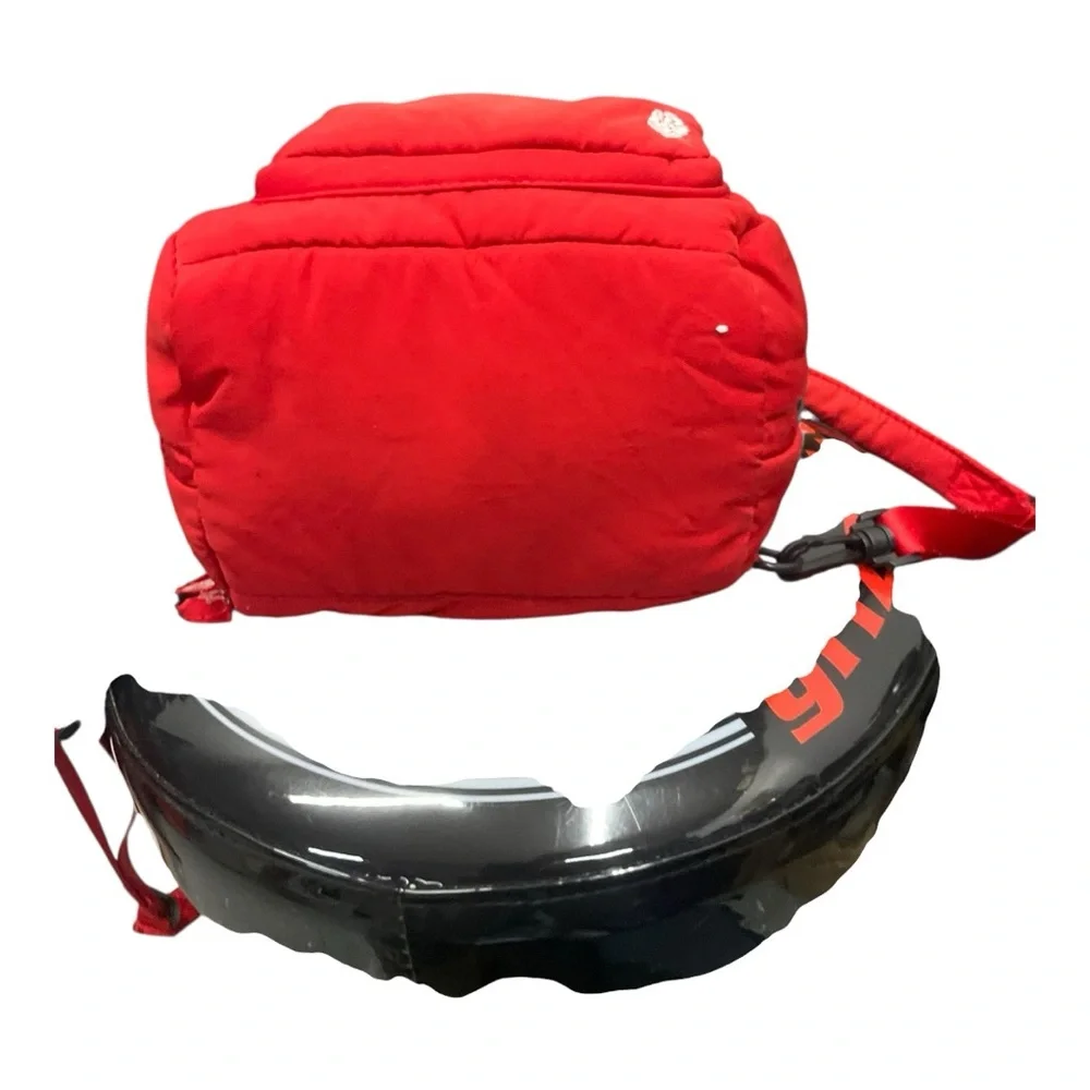 🎒 Form Movement Red Padded Sling Backpack | Minimal‎ Tech Crossbody Pack
